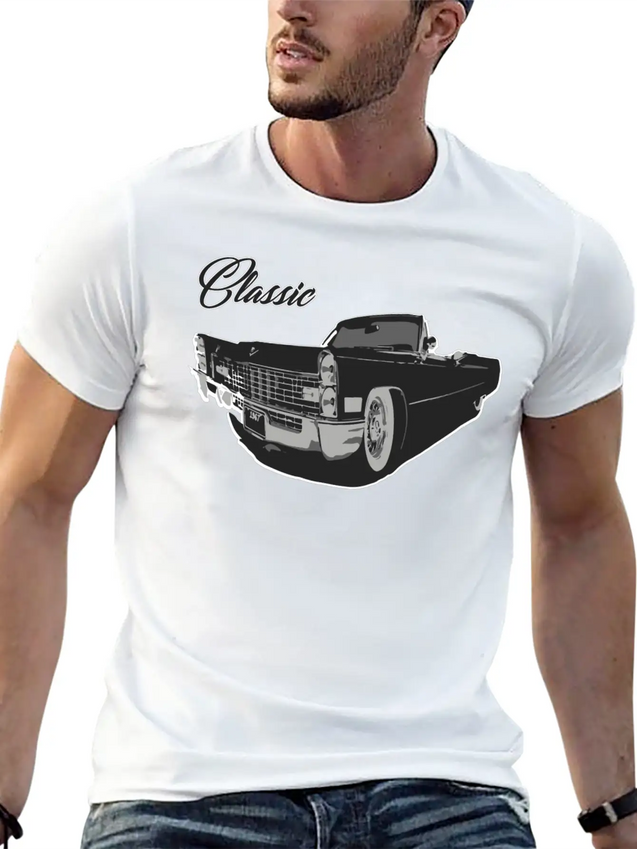 1967 Iconic Car / She Is A Classic Breathable Soft Cotton T-Shirt – Timeless Casual Look
