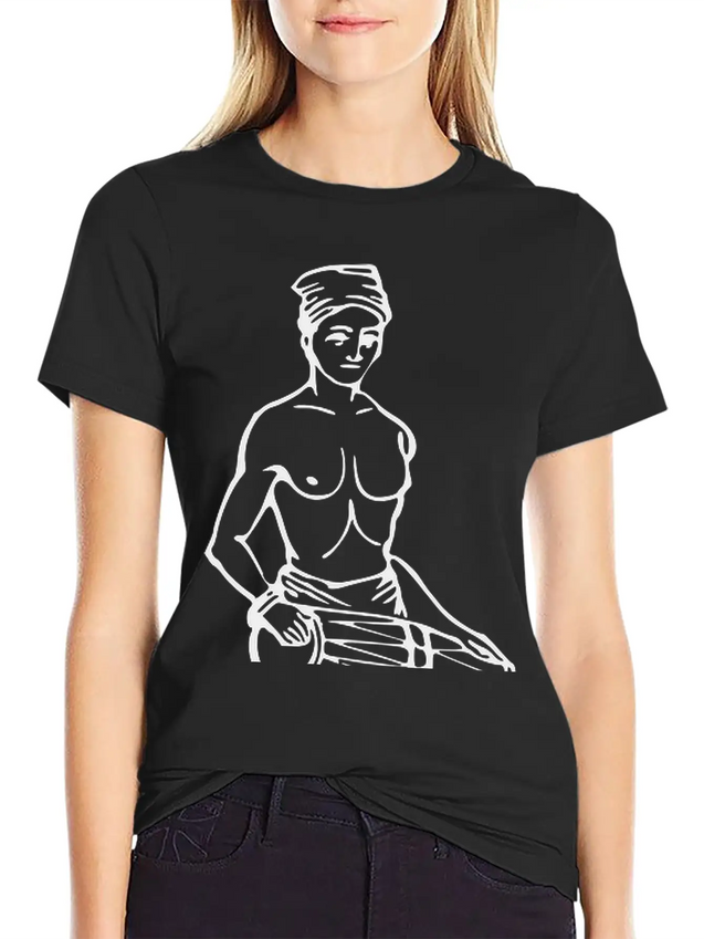 19th Century Sinhalese Drummer Casual Graphic T-Shirt – Simple And Comfortable Daily Wear