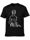 19th Century Sinhalese Drummer Casual Graphic T-Shirt – Simple And Comfortable Daily Wear