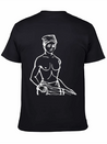 19th Century Sinhalese Drummer Casual Graphic T-Shirt – Simple And Comfortable Daily Wear