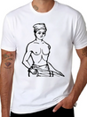 19th Century Sinhalese Drummer Casual Graphic T-Shirt – Simple And Comfortable Daily Wear