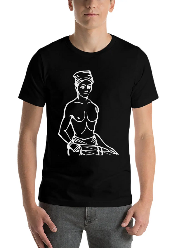 19th Century Sinhalese Drummer Casual Graphic T-Shirt – Simple And Comfortable Daily Wear
