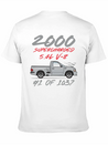 2000 Silver Simple Everyday Graphic Tee – Lightweight Summer Wear