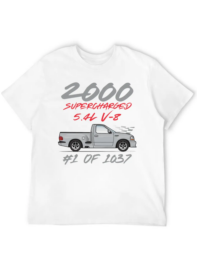 2000 Silver Simple Everyday Graphic Tee – Lightweight Summer Wear