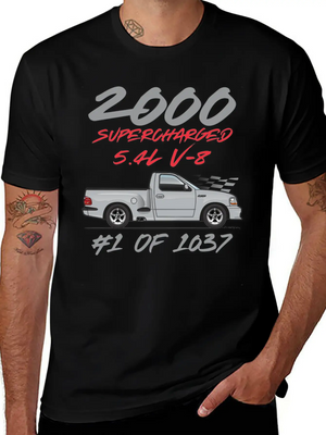 2000 Silver Simple Everyday Graphic Tee – Lightweight Summer Wear