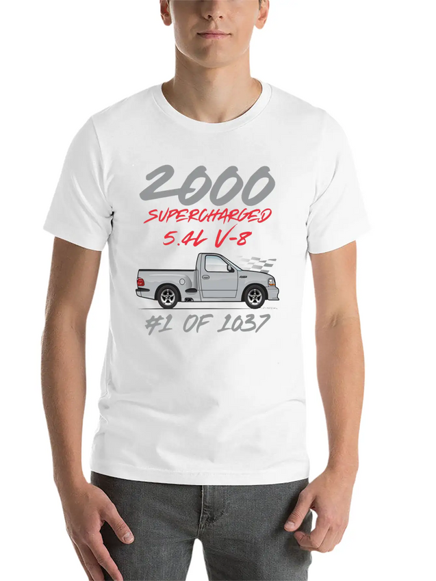 2000 Silver Simple Everyday Graphic Tee – Lightweight Summer Wear