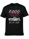 2000 Silver Simple Everyday Graphic Tee – Lightweight Summer Wear