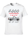 2000 Silver Simple Everyday Graphic Tee – Lightweight Summer Wear