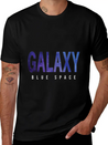 2021 Summer Purple Galaxy Breathable Soft Cotton T-Shirt – Timeless Casual Look
