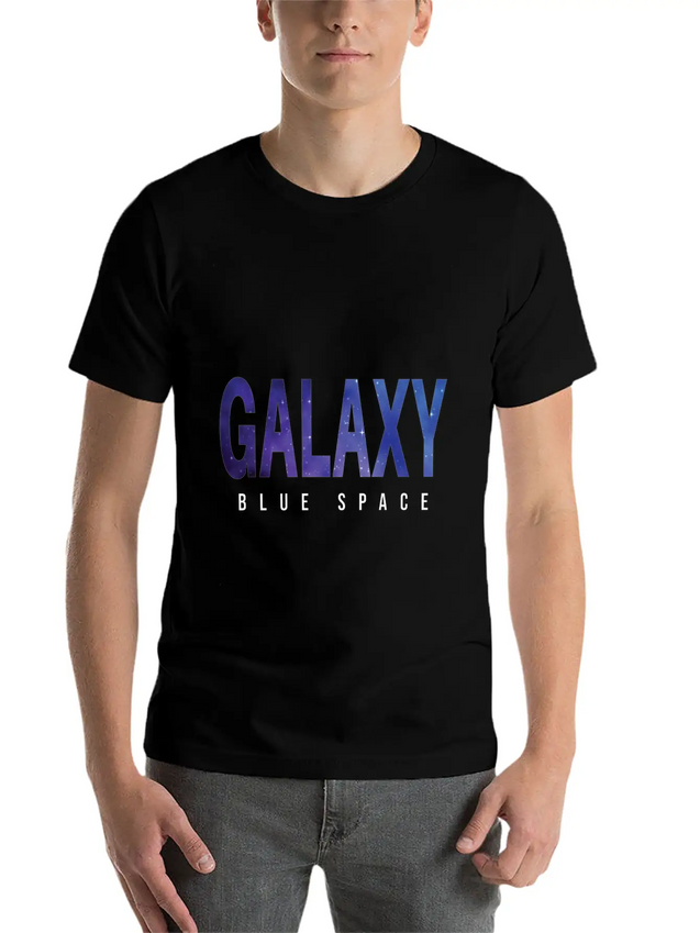 2021 Summer Purple Galaxy Breathable Soft Cotton T-Shirt – Timeless Casual Look