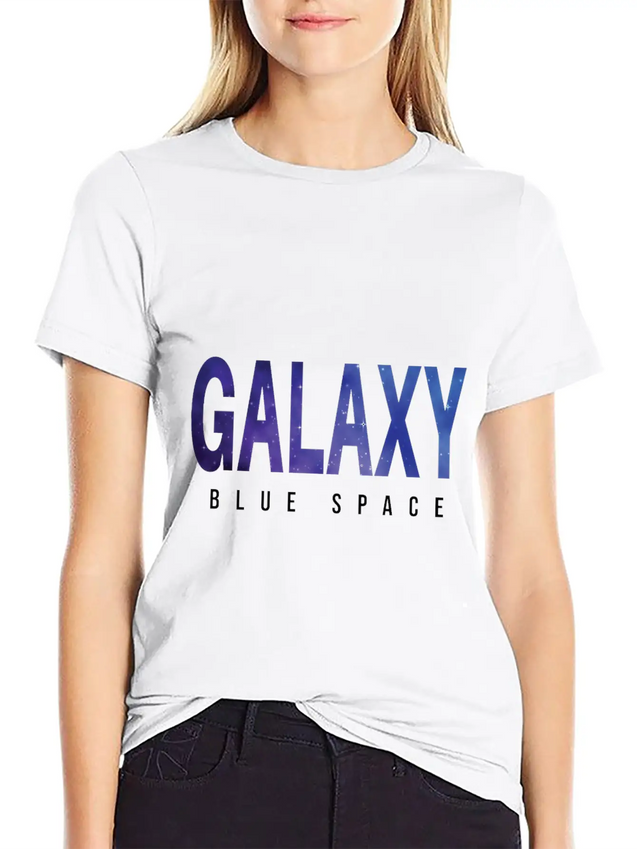 2021 Summer Purple Galaxy Breathable Soft Cotton T-Shirt – Timeless Casual Look