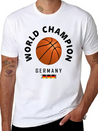 2023 Germany Basketball World Champion Modern Fit Casual T-Shirt – Clean And Versatile Design