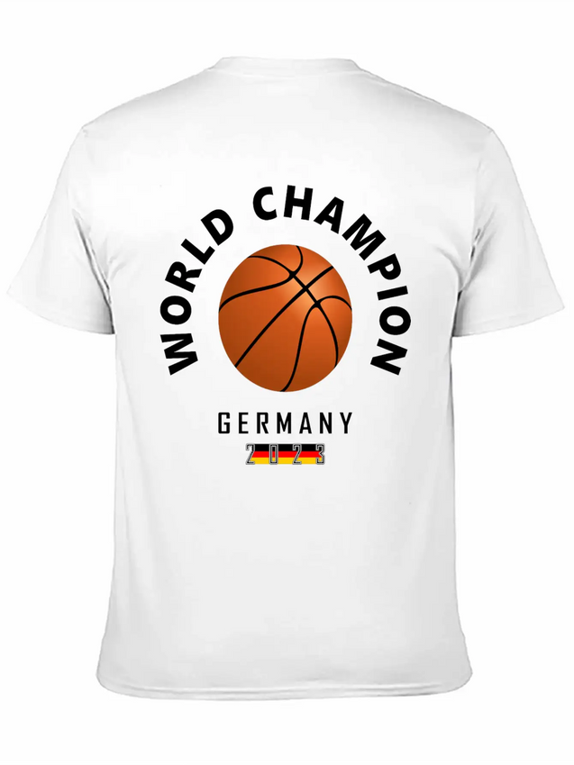 2023 Germany Basketball World Champion Modern Fit Casual T-Shirt – Clean And Versatile Design