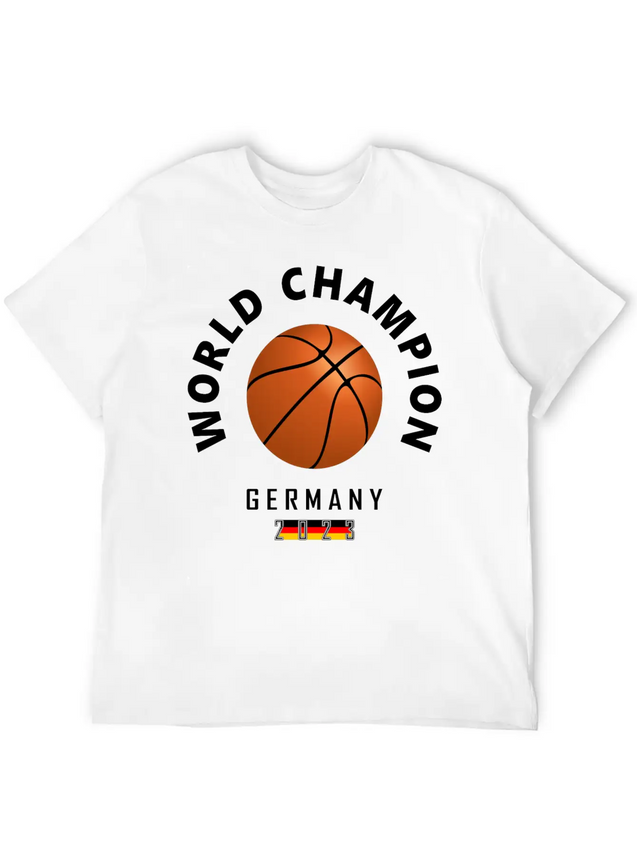 2023 Germany Basketball World Champion Modern Fit Casual T-Shirt – Clean And Versatile Design