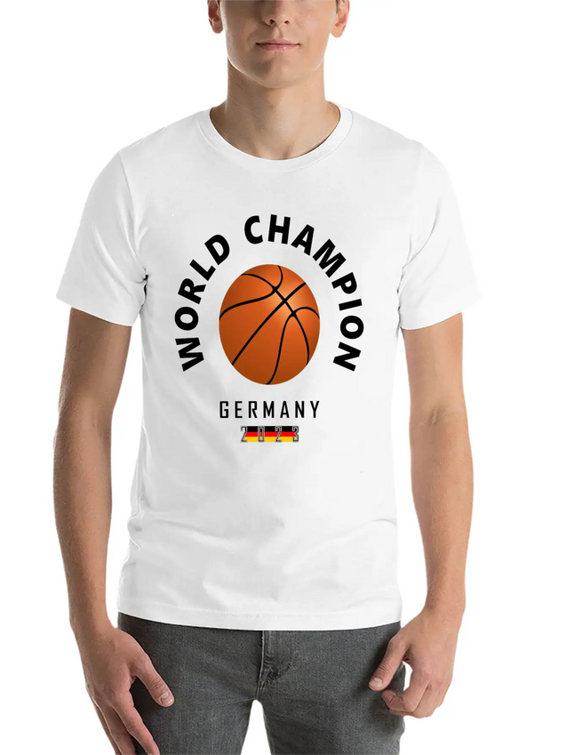 2023 Germany Basketball World Champion Modern Fit Casual T-Shirt – Clean And Versatile Design