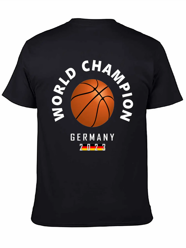 2023 Germany Basketball World Champion Modern Fit Casual T-Shirt – Clean And Versatile Design