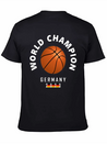 2023 Germany Basketball World Champion Modern Fit Casual T-Shirt – Clean And Versatile Design