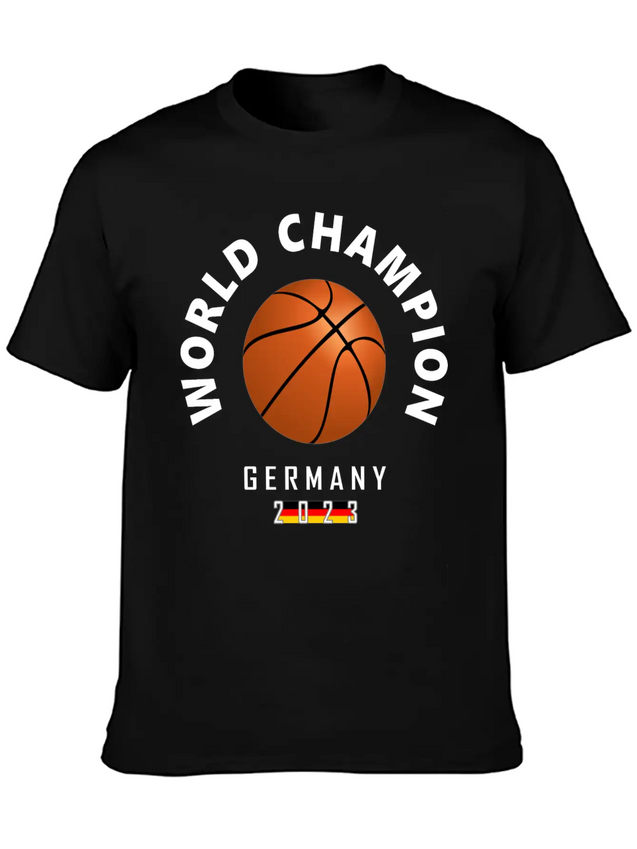 2023 Germany Basketball World Champion Modern Fit Casual T-Shirt – Clean And Versatile Design