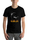 2024 Total Solar Eclipse Commemorative T-Shirt - J Unisex Casual T-Shirt – Clean Design For Daily Comfort