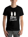 25 Years Of Being One! Silver Wedding Modern Fit Casual T-Shirt – Clean And Versatile Design