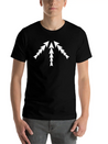 3 Arrows Point Up Center Round Circle 8 Cross X Ar Simple Everyday Graphic Tee – Lightweight Summer Wear