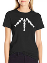 3 Arrows Point Up Center Round Circle 8 Cross X Ar Simple Everyday Graphic Tee – Lightweight Summer Wear