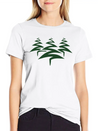 3 Trees Christmas Tree Christmas Nicholas Winter G Simple Everyday Graphic Tee – Lightweight Summer Wear