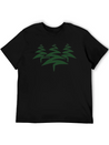 3 Trees Christmas Tree Christmas Nicholas Winter G Simple Everyday Graphic Tee – Lightweight Summer Wear