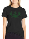 3 Trees Christmas Tree Christmas Nicholas Winter G Simple Everyday Graphic Tee – Lightweight Summer Wear