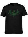 3 Trees Christmas Tree Christmas Nicholas Winter G Simple Everyday Graphic Tee – Lightweight Summer Wear
