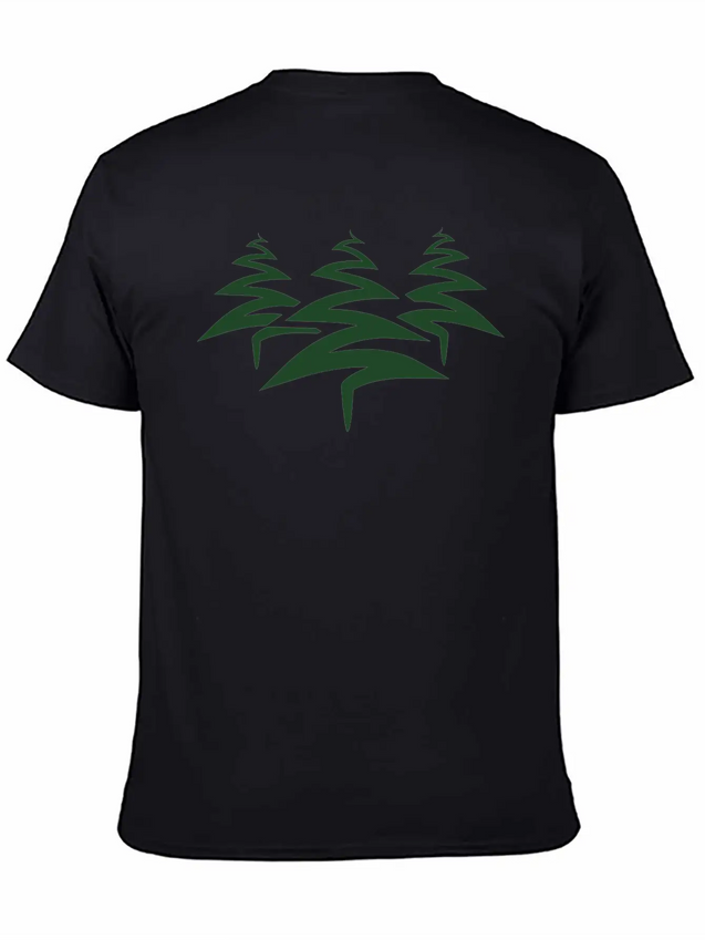 3 Trees Christmas Tree Christmas Nicholas Winter G Simple Everyday Graphic Tee – Lightweight Summer Wear