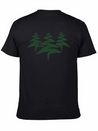 3 Trees Christmas Tree Christmas Nicholas Winter G Simple Everyday Graphic Tee – Lightweight Summer Wear