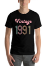 30Th 30 1991 Daughter Unisex Casual T-Shirt – Clean Design For Daily Comfort