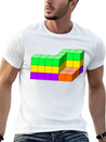 3D Cube 01 Modern Fit Casual T-Shirt – Clean And Versatile Design