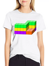 3D Cube 01 Modern Fit Casual T-Shirt – Clean And Versatile Design
