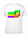 3D Cube 01 Modern Fit Casual T-Shirt – Clean And Versatile Design