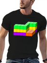 3D Cube 01 Modern Fit Casual T-Shirt – Clean And Versatile Design