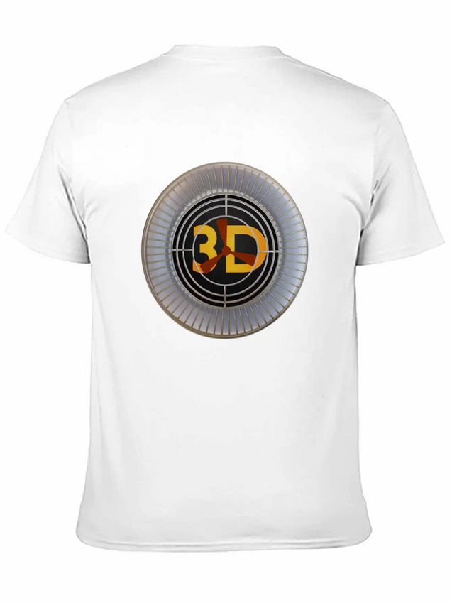3D Engine - 02 Modern Fit Casual T-Shirt – Clean And Versatile Design