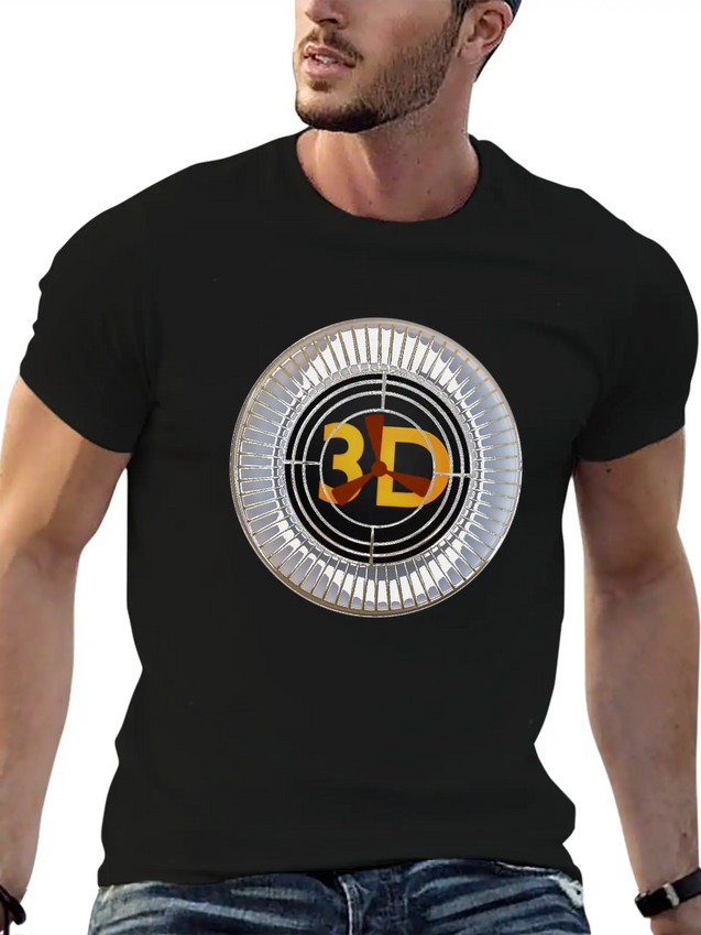 3D Engine - 02 Modern Fit Casual T-Shirt – Clean And Versatile Design