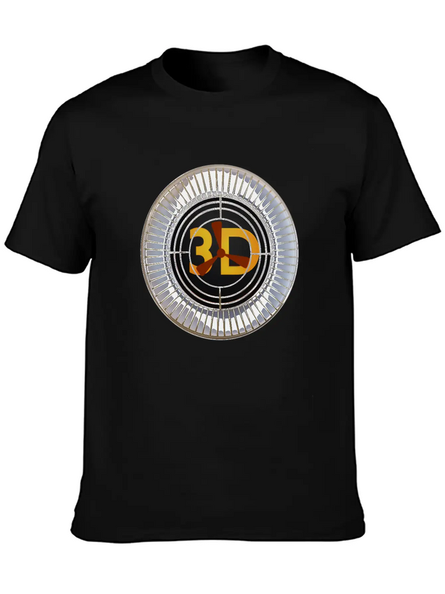 3D Engine - 02 Modern Fit Casual T-Shirt – Clean And Versatile Design