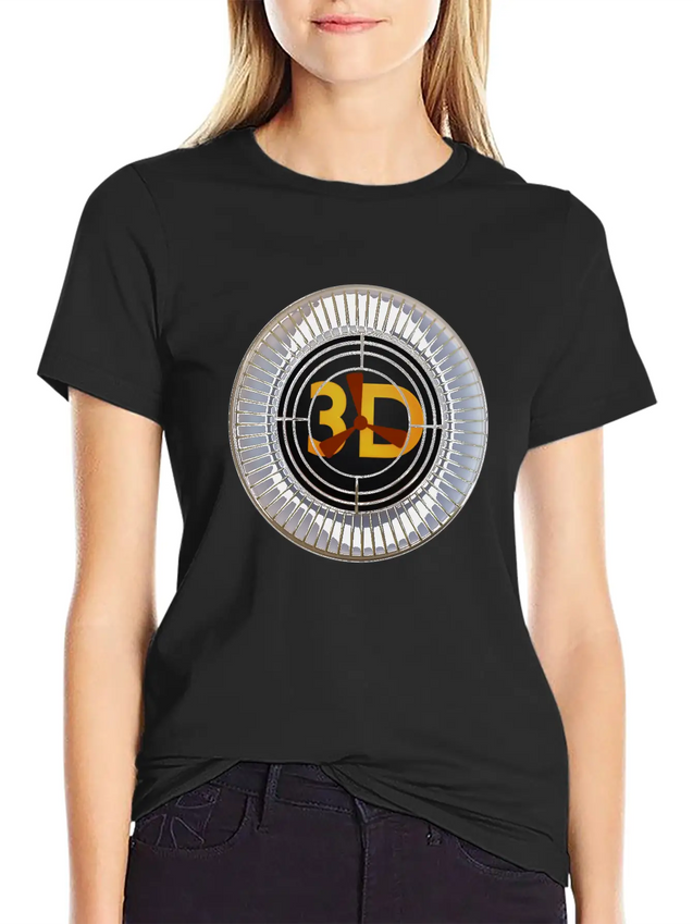 3D Engine - 02 Modern Fit Casual T-Shirt – Clean And Versatile Design