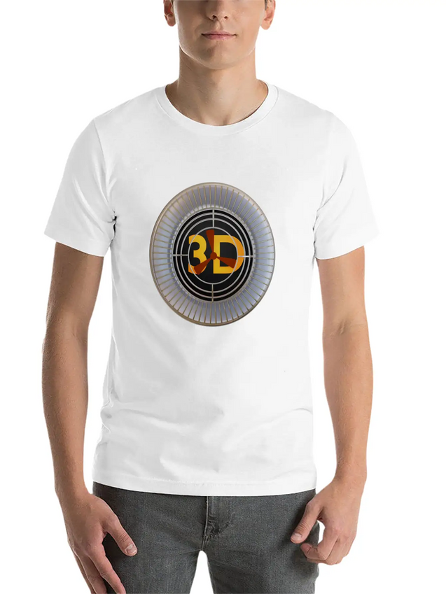 3D Engine - 02 Modern Fit Casual T-Shirt – Clean And Versatile Design