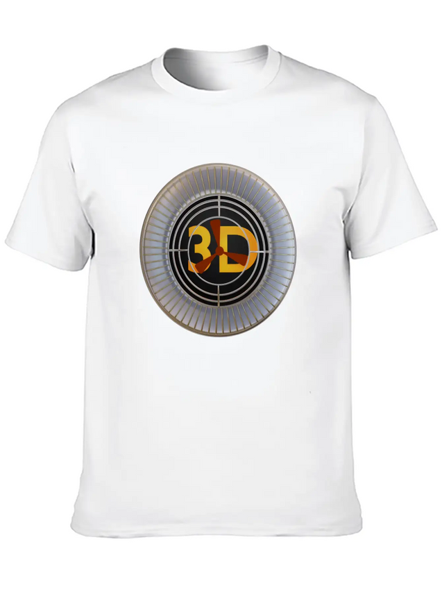 3D Engine - 02 Modern Fit Casual T-Shirt – Clean And Versatile Design