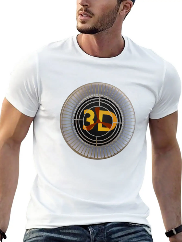 3D Engine - 02 Modern Fit Casual T-Shirt – Clean And Versatile Design