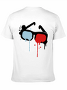 3D Glasses Comfortable Minimalist Graphic Tee – Summer Style Essential