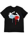 3D Glasses Comfortable Minimalist Graphic Tee – Summer Style Essential