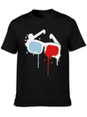 3D Glasses Comfortable Minimalist Graphic Tee – Summer Style Essential