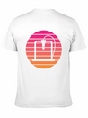 3D Printer - Circle, Sunset Breathable Soft Cotton T-Shirt – Timeless Casual Look