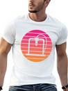 3D Printer - Circle, Sunset Breathable Soft Cotton T-Shirt – Timeless Casual Look