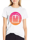 3D Printer - Circle, Sunset Breathable Soft Cotton T-Shirt – Timeless Casual Look